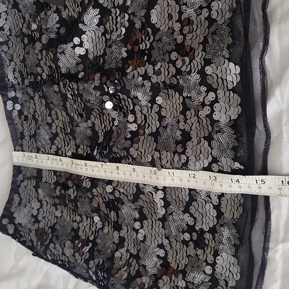 NWT Forever 21 Sequined Mini Skirt - Picture 3 of 8